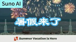 Summer Vacation is Here | Upbeat Chinese-style Rap | Summer Activities Song ｜Dynamic Chinese |Suno