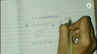 Easy way of finding 1's complement and 2's complement
