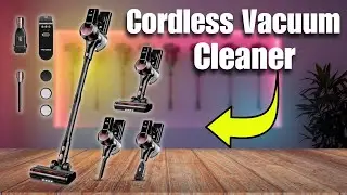 Powerful & Lightweight! T351 Trucozie Cordless Vacuum Unboxing + Review (40Kpa Suction Test)