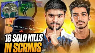 16 Solo Kills in Scrims | Godl LoLzZz | BGMI Highlight