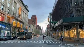 Live in NYC - Evening Walk Around Lower Manhattan 7:30PM  (April 19, 2021)