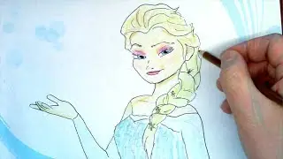 Let's Draw Queen Elsa