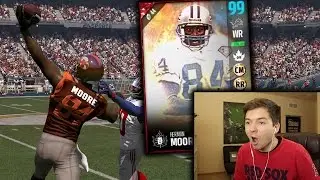99 OVERALL! HERMAN MOORE IS A GLITCH! MADDEN 17 ULTIMATE TEAM GAMEPLAY