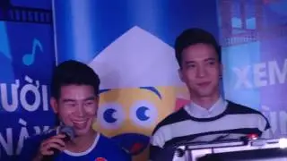 Isaac v&agrave; S.T giao lưu ở Lotte Cinema Landmark-30/08/2016-H&agrave; Nội-Part 1