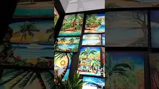 Beautiful art at Hawaii Fluid Art!