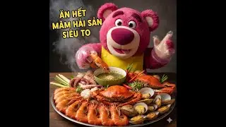 Gấu Lotso Mukbang 🦀 M&acirc;m Hải Sản Si&ecirc;u To | Ăn Tay &ndash; Chấm Sốt Cay Cực Đ&atilde; | HelloCappy