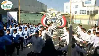 تمارين طابور الصباح مع الموسيقى - مدارس الرضوان الاهلية