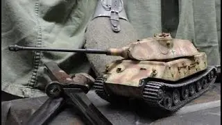 1/35th scale Vintage Accurate Armour Porsche VK4502 Turm Vorne