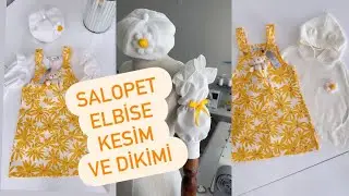 Salopet elbise t&uuml;m aşamaları 💥