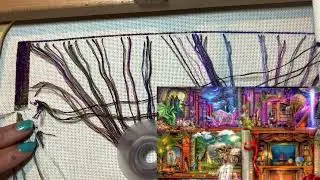 HAED The Grand Library Stitch With Me Full Coverage Cross Stitch Parking