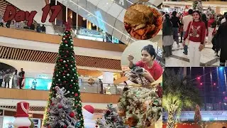 Sister ke saath Johny Johny Whoop Challenge 😂 | Christmas Outing 🎄 | Day 17 Vlog 