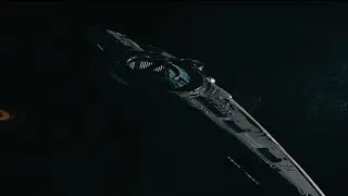 What a Blackhole powered starship would look like | Foundation season 1 episode 1 clip.
