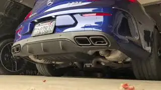 Mercedes C63 Amg stage 2 - Catless downpipe & burble