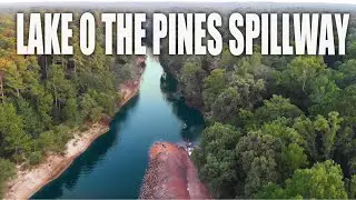 LAKE O THE PINES Insane Day Of Winter Spillway Bass fishing