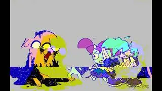 FnF Pibby Apocalypse concept art- Brotherly Love- [Redraw]