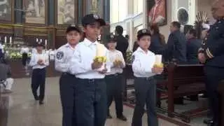 Procesi&oacute;n y liturgia en honor a San Miguel Arc&aacute;ngel patrono de la PNC