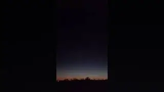 Горизонт Февральской ночи, после заката