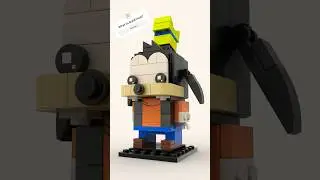 Lego Goofy Brickheadz - Stop-Motion Build