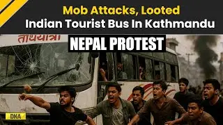 Nepal Protest: Indian Pilgrim Bus Returning From Pashupatinath Temple Attacked, Windows Smashed