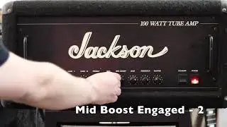 Jackson JG3 JG-3 100 Watt Tube Amp Tone Demo