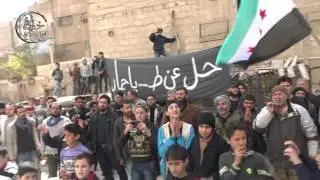 خطوة || احتفالات أهالي حي القابون الدمشقي بذكرى ‫‏عيد الثورة السورية‬ الخامس