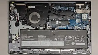 Разборка Lenovo Yoga 7 15ITL5, замена жесткого диска SSD, ремонт аккумулятора