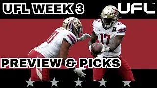 UFL WEEK 3 Preview, Picks & DFS | The UFL Gambling Podcast