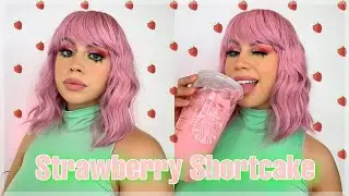 STRAWBERRY SHORTCAKE HALLOWEEN MAKEUP TUTORIAL! | Mari Bajari