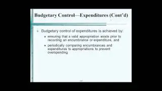 Budgetary Control