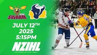 NZIHL 2025 | Botany Swarm vs. SkyCity Stampede | 12th July 2025 | Ice Hockey Stream
