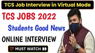 TCS JOBS Interview In Virtual / Zoom Call #tcs #tcsshare