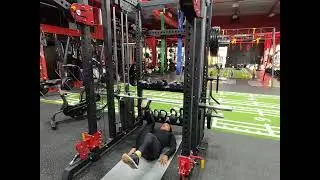 Smith Machine Single Leg Press with elevated leg