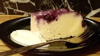 Творожная запеканка в микроволновке. Очень вкусно и просто! 