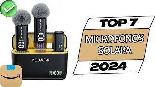 7 mejores MICROFONOS INALAMBRICOS de SOLAPA Baratos | Mejor valorados AMAZON⭐Recargables 2024✅