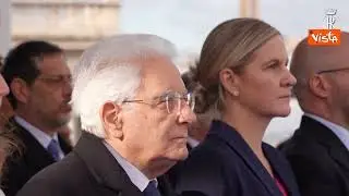 Milano-Cortina, l'accensione del braciere Olimpico al Quirinale. L'esecuzione dell'inno di Mameli