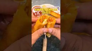 🌶️😍 Cafe style sweet chilli sauce 😍 #ytshorts #sauce #springroll #chinesefood #cafestyle