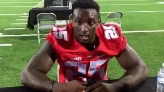 Ohio State running back Bri'onte Dunn on learning the importance of blocking, special teams