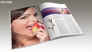 3D Magazine Mock-up - Photoshop