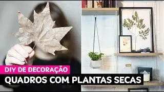 DIY: quadros com plantas secas para o Jardim no Cimento • Karol Pinheiro