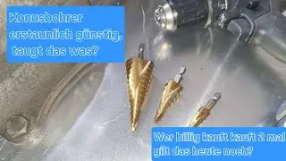 Konusbohrer erstaunlich g&uuml;nstig, taugt das was? #diy 