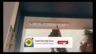 Access control installation of glass door with U bracket | eSSL | Biomax