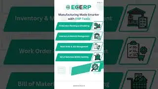 Best ERP Software for Manufacturing Industry | Manufacturing ERP #erp #erpsoftware  #manufacturing