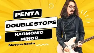 Mateus Asato Lick with Double Stops, Pentatonics and Harmonic Minor