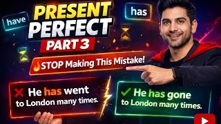 Day 3 | Have / Has का सही Use | Present Perfect Tense in Hindi #tense #spokenenglish #viralvideo 