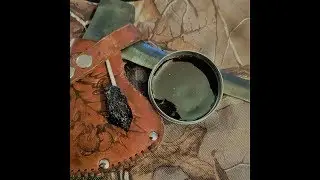 How to make a Pine pitch glue stick and pine sap salve