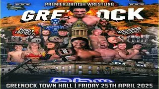 Premier British Wrestling - Live from Greenock April 2025 - Full Show