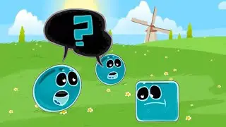 Red Ball 4 With Ghost Mode Cyan Ball Complete Complete Gameplay In Green Hills, 1 - 15 First Boss