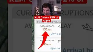 KLM Cancels 92% of Flights