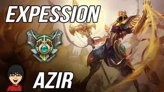 Expession Azir Mid - KDA 13/1/6 Runes & Masteries 2014