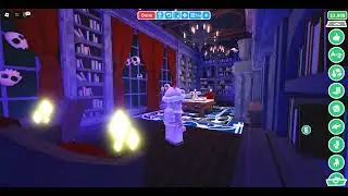 Progress in my haunted house in adopt me roblox. Haunted library build!